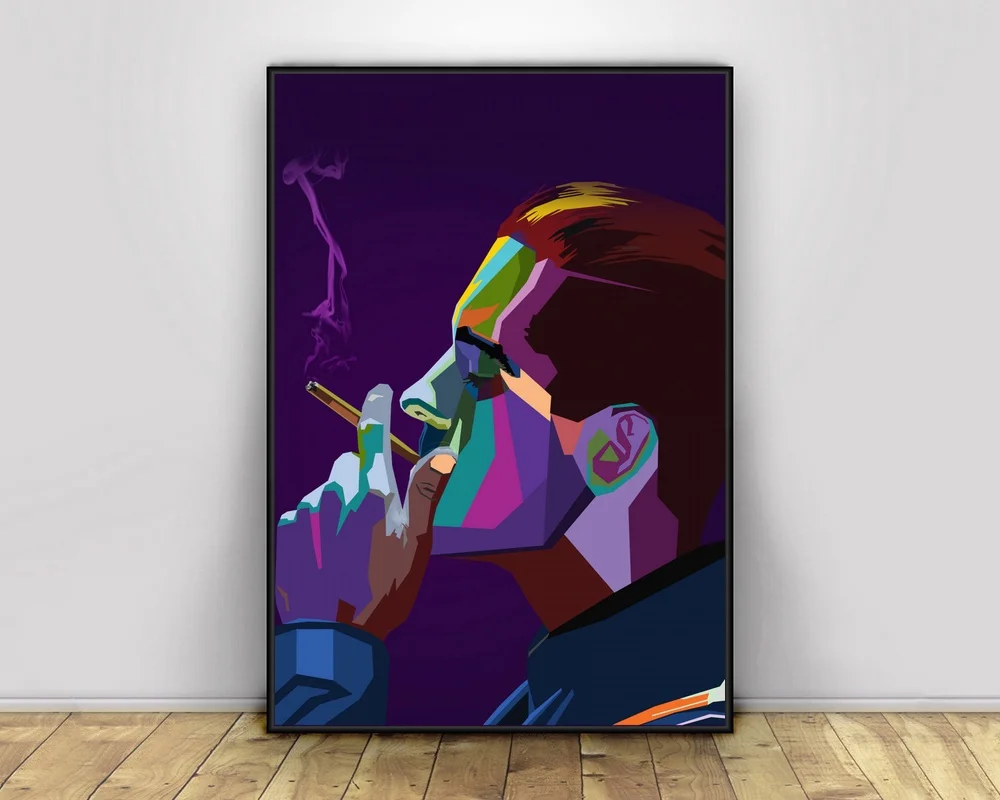 

G Eazy Pop Art Hiphop Rapper Music Singer Poster Print Wall Art Canvas Painting Home Decor Canvas Print (No frame)