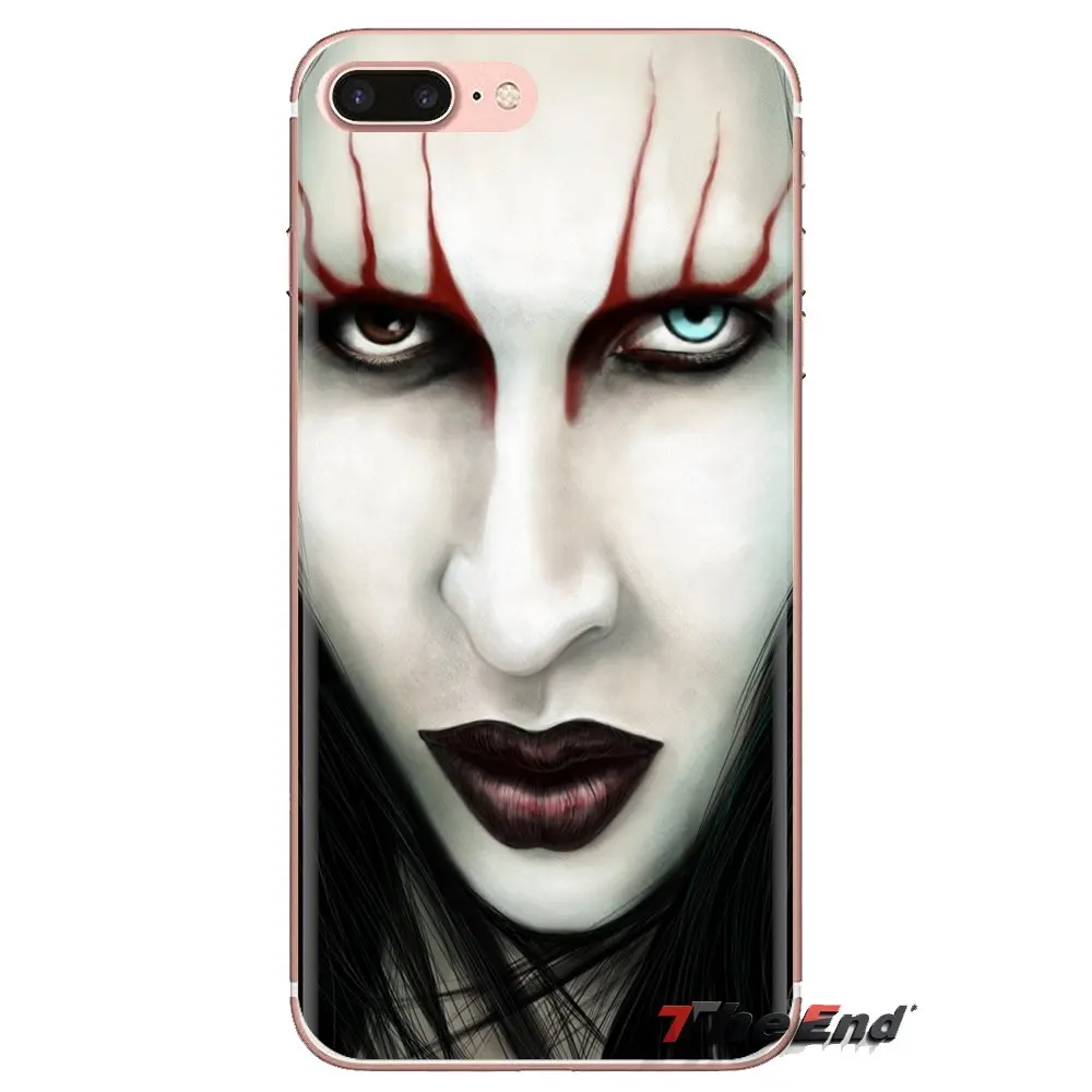 Картина с изображением Мэрилин manson музыка чехол для корпуса телефона huawei G7 G8 P7 P8 P9