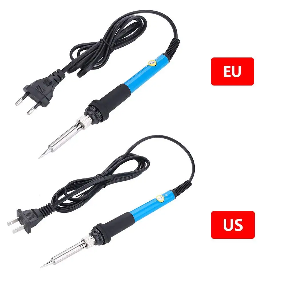 

SOLEDI 5 Piece Set Adjustable Soldering Tool Handheld Electrical Tools High Temperature Portable Electric Iron Plastic Handle