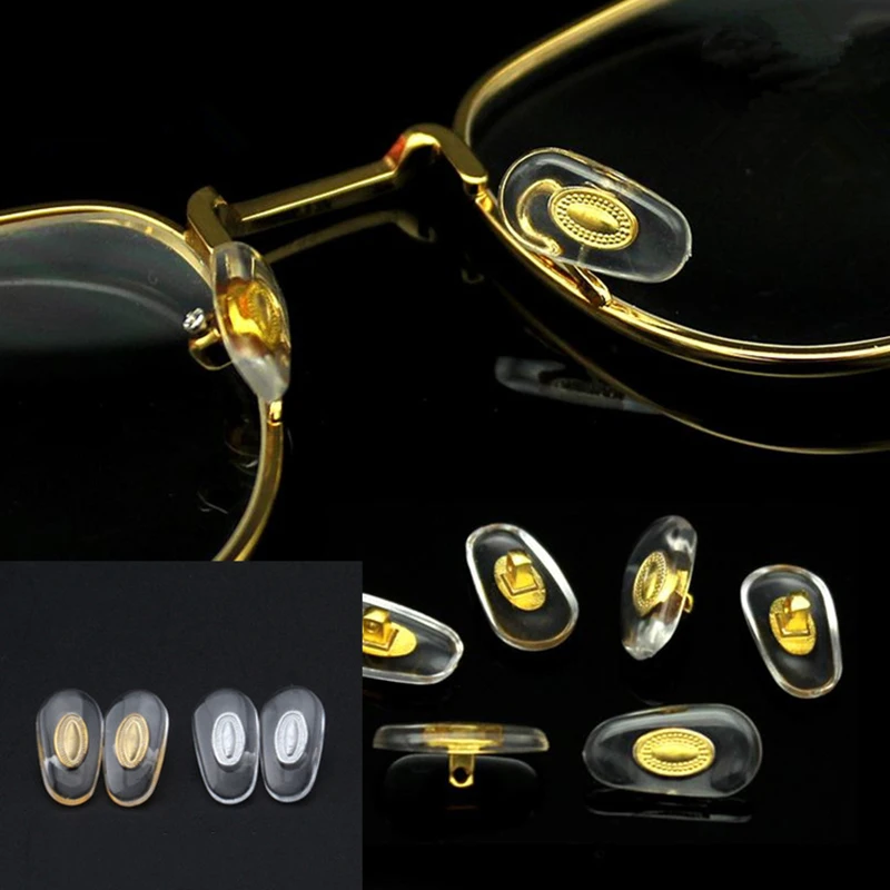 10 PCS Silicone Aviator Glasses Eyeglass Sunglasses Nose Pads images - 6