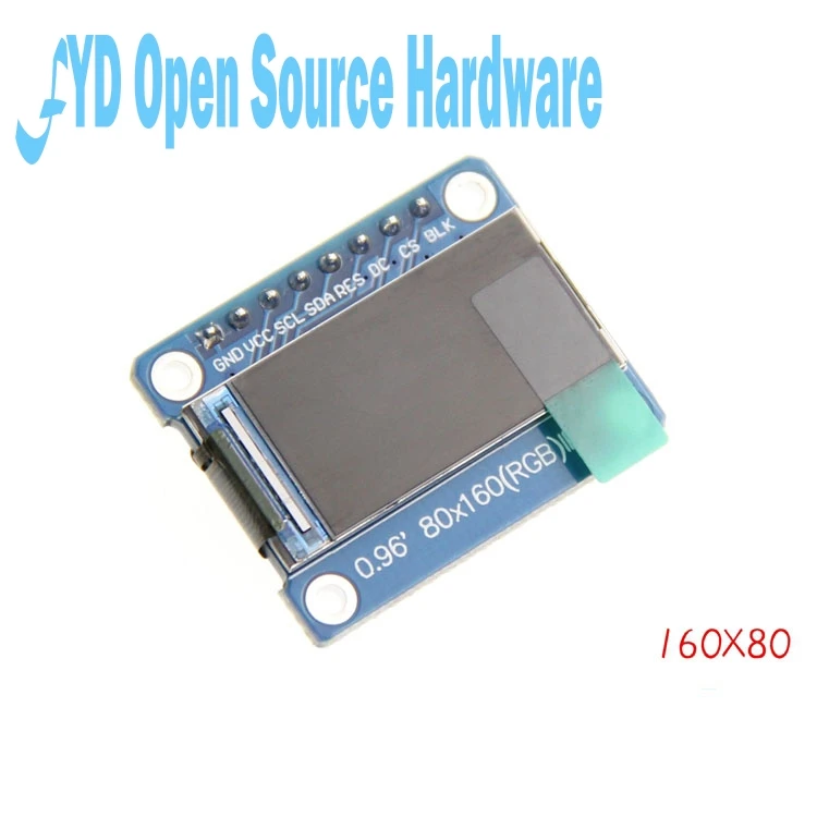 1 шт. IPS 0 96 дюймов 8P SPI HD 65K полноцветный ЖК модуль ST7735 Привод IC 80*160|Интегральные