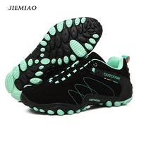 jiemiao new designers popular hiking shoes summer mens sneakers outdoor trekking shoes unisex tourism camping sports shoes