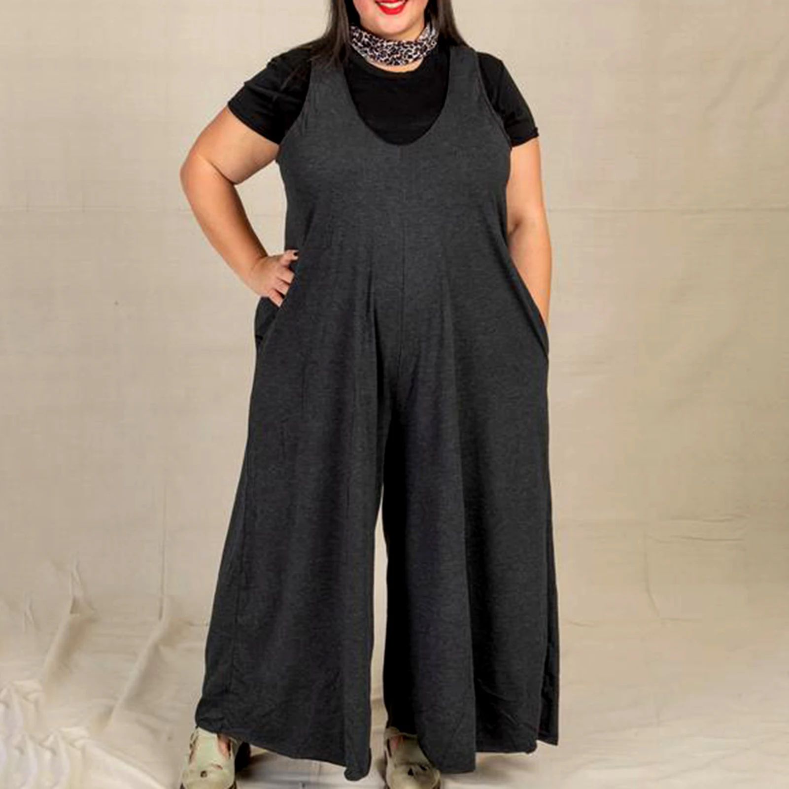 Новый Вязаный комбинезон шикарный Boho Обёрточная бумага стиле Платье с v образным