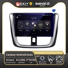 Автомобильный радиоприемник EKIY T900 для Toyota Vios Yaris L 2016 2017 2018 2019 Android Carplay мультимедийный видеоплеер навигация GPS No 2 Din