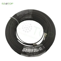 st upc outdoor fiber optic drop cable 10m 200m single mode g675a1 1 core 3 steel ftth optic cable