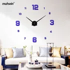 Muhsein 2021 Новый дом украшения настенные часы 3D большое количество часы Nordic часы 