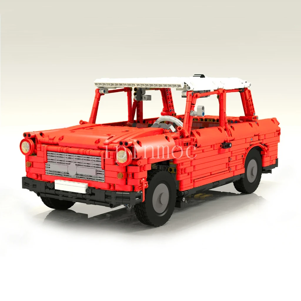 

3061 шт., Детский конструктор серии lepining FIATed 500 Trabant 601 RV Van 12087