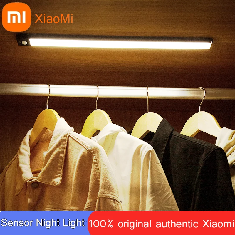 

Origianl Cabinet Light Intelligent Light Sensing Human Induction Wardrobe Magnetic Wireless LED Charging Light Bar Night Light