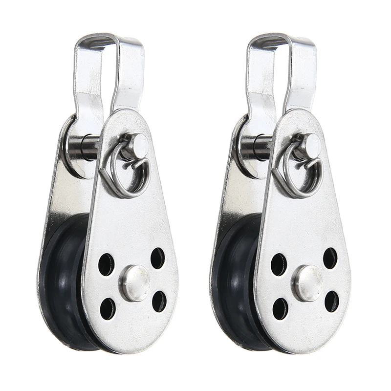 2 шт./лот шкив из нержавеющей стали блоки веревка бегун каяк лодка аксессуары для