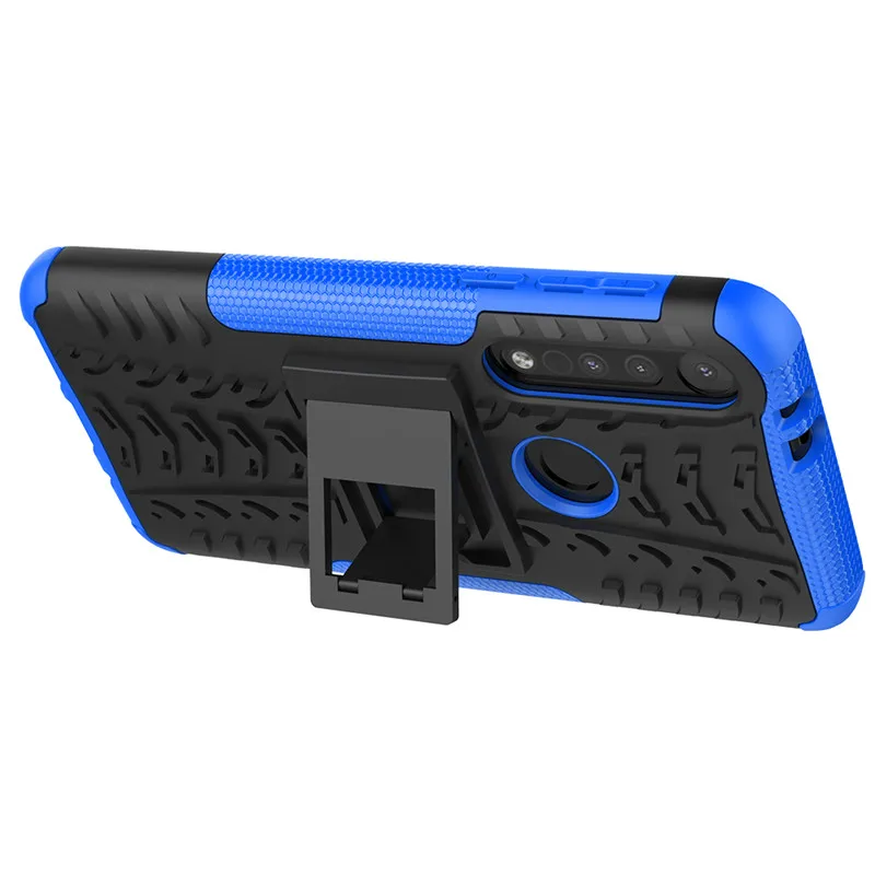 Противоударный Гибридный армированный силиконовый чехол для Funda Motorola Moto One Macro G8