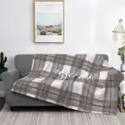 Outlander  Sassenach  Фрейзер тартан  Клетчатый тартан, новинка, продажа, Фланелевое мягкое одеяло с принтом под заказ, Джейми Фрейзер