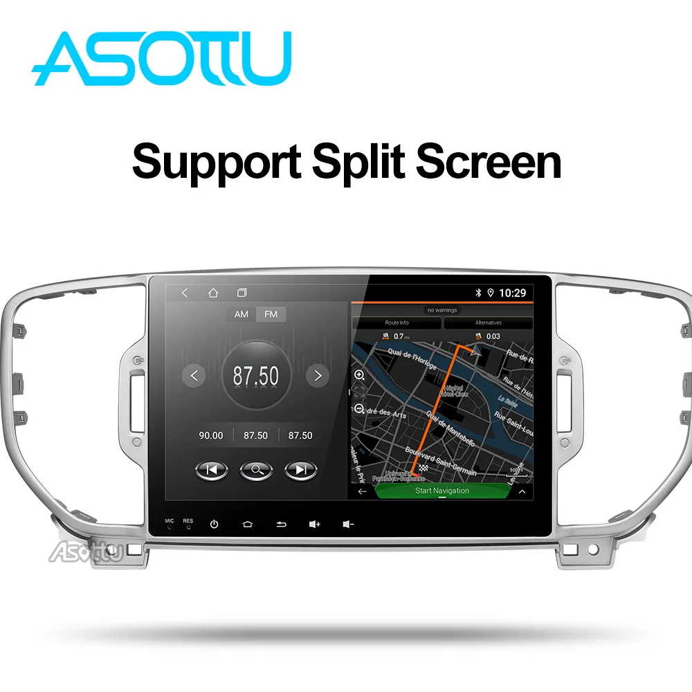 2 г mutilmedia Android 8.1 dvd-плеер автомобиля GPS DVD для Kia Sportage ПК автомобиля GPS-навигации 1 DIN стерео головное устройство