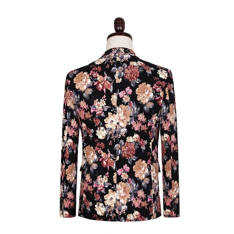 (Куртка + брюки) мужские модные костюмы облегающее смокинг вечернее платье