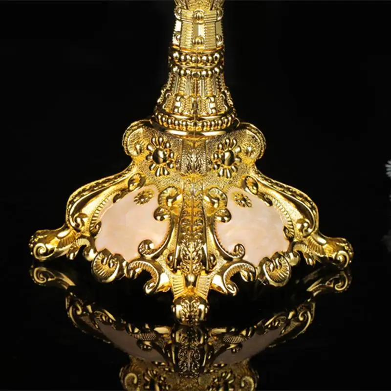 Золотые свадебные подсвечники PEANDIM украшение для рождественского стола | Дом и