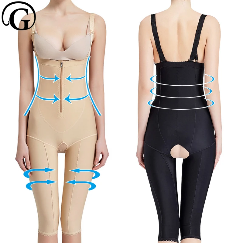 Women Recovery Body Shaper After Surgey Corset Bra Lifter Bodysuits Slimming Thigh Shapewear