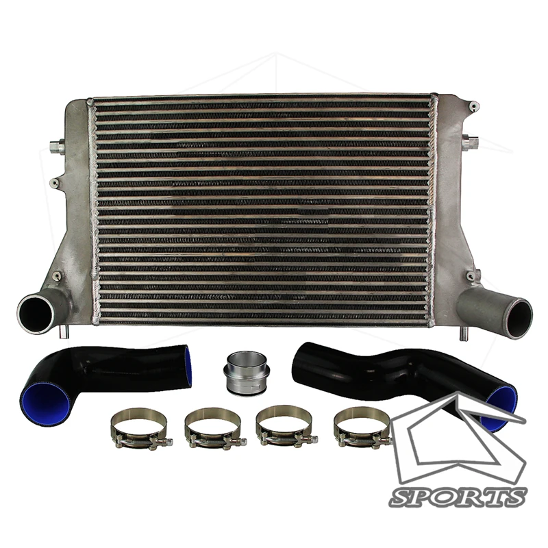 Интеркулер + силиконовый шланг/труба/трубопровод (Версия 2) Наборы для VW 06 10 GTI Golf