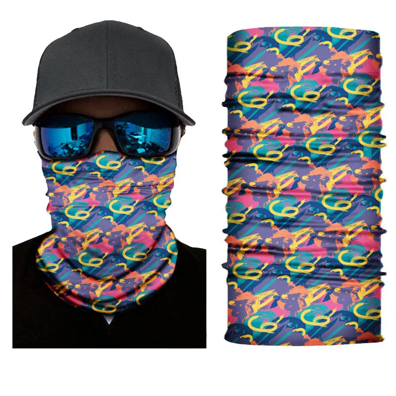 Hot Sale Magic Bandanas Bandana Seamless Tubular Printed Cycling Scarf Outdoor Headband |