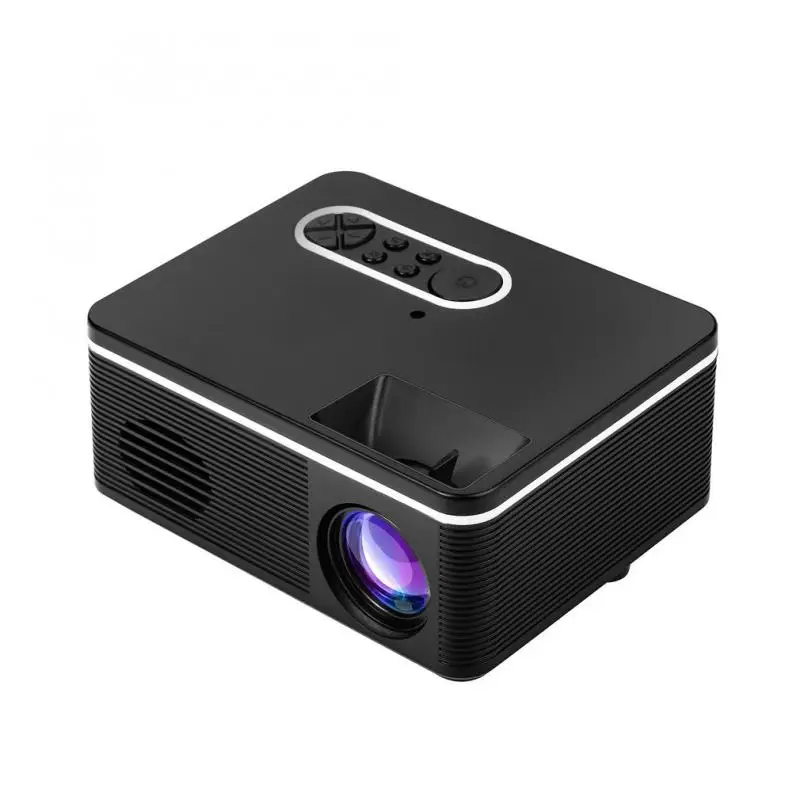 

Портативный светодиодный мини-проектор H90, разрешение 1280*1080P, поддержка Full HD, видеопроектор для домашнего кинотеатра, Мультимедийные проект...