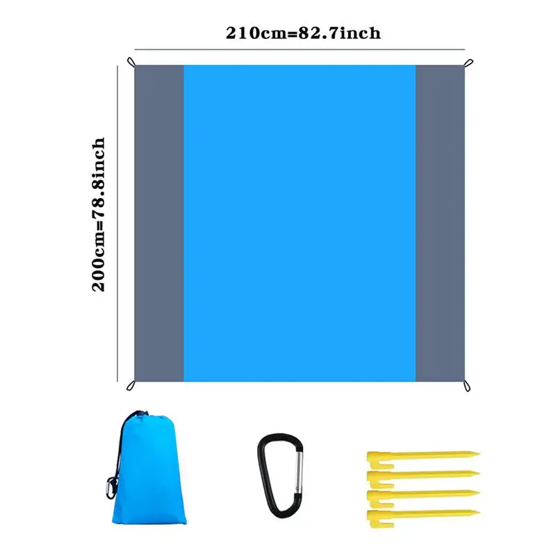 

Waterproof Beach Blanket Outdoor Portable Picnic Mat Camping Ground Mat Mattress Camping Carpet Rug Camping Bed Sleeping Pad