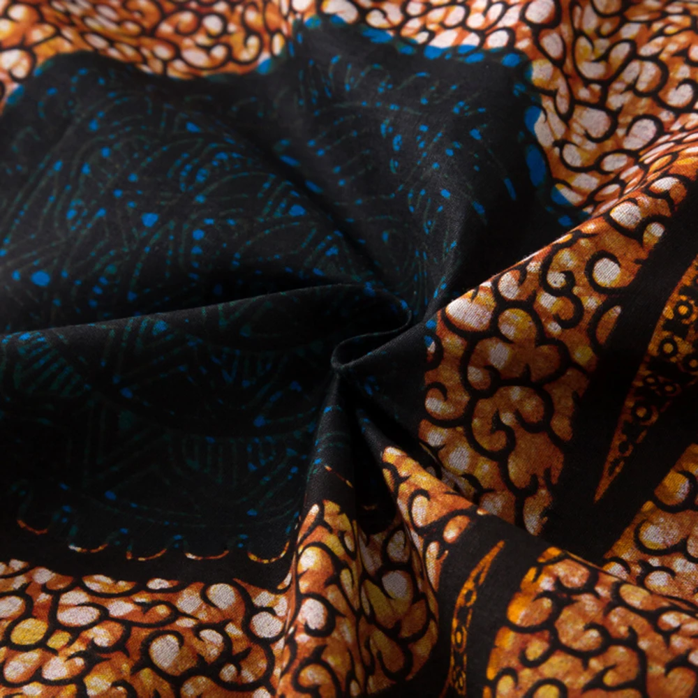 

New Dashiki Men Dress African Clothes Fashion Floral Print Beach Short Sleeve Tops Man Shirt Africa Style Design Festive Costume