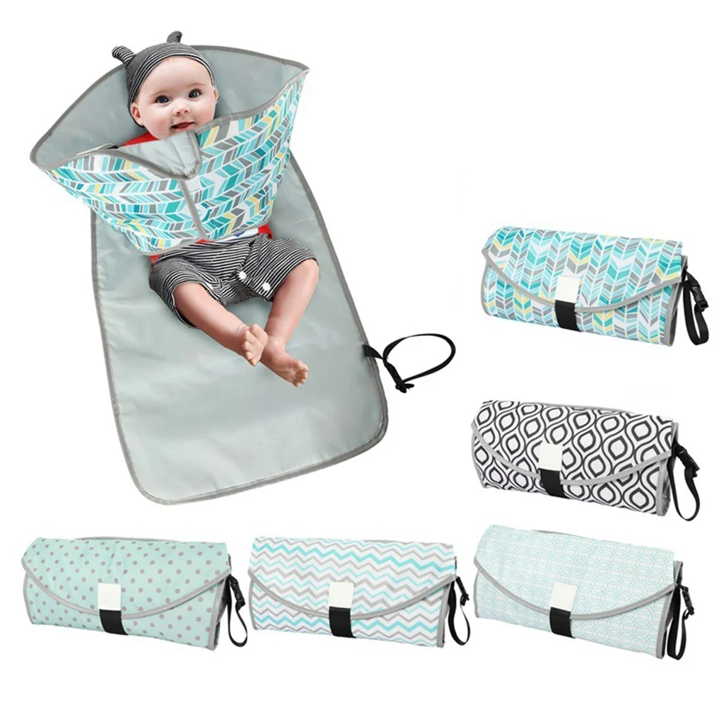 

Durable Baby Changing Pad Foldable Travel Diaper Mat Infant Waterproof Nappy Bag
