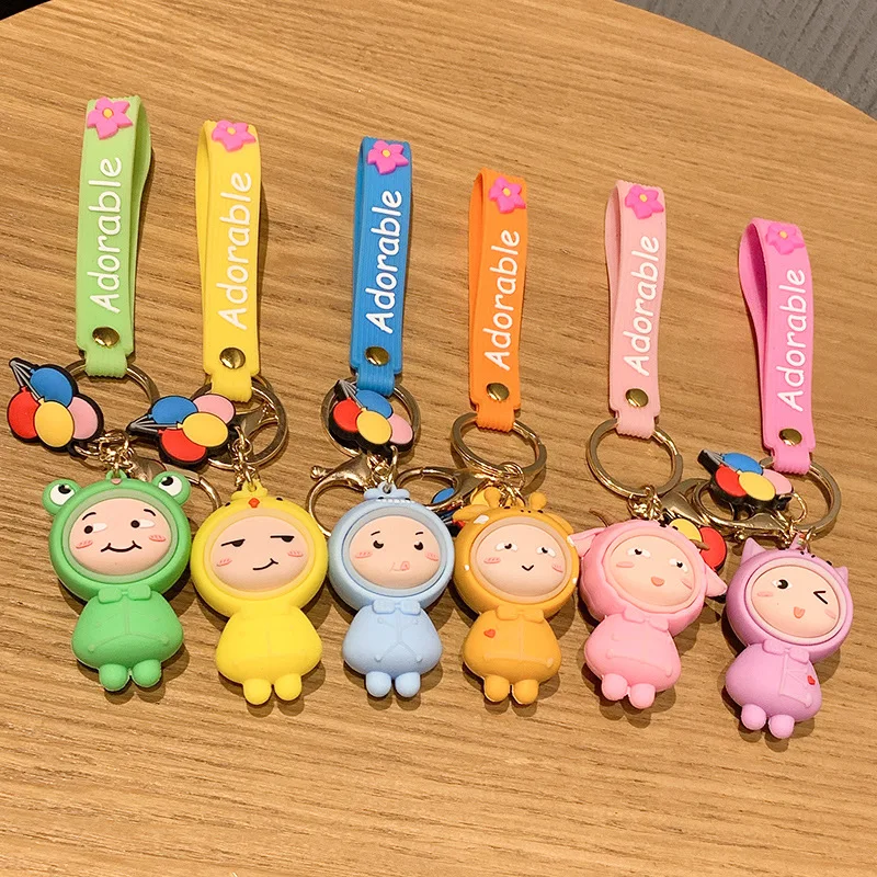 

Cartoon Doll Anime Cute Animal Doll Key Chain Backpack Is Hanged Adorn Keychains Cartoon Girl's Favorite Birthday Key Ring Hot