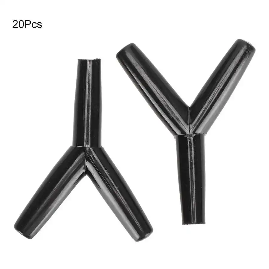 20 шт рыбья трубка для резервуара Y шарнирная аквариумная соединитель