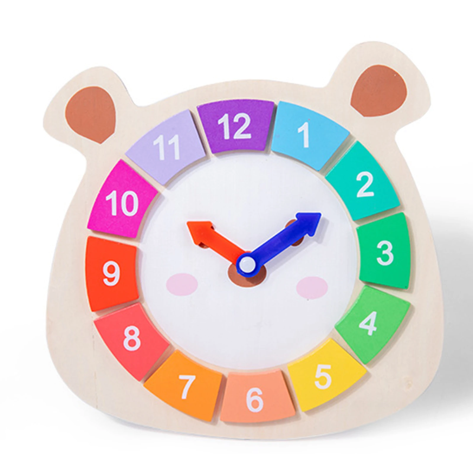 

Jigsaw Clock Puzzle Toys Number Blocks Logical Multifunctional Early Learning Shape Sorting