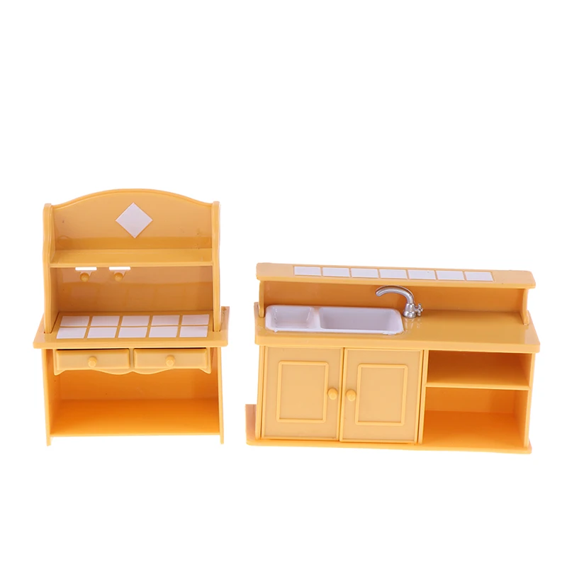 Plastic Mini Bathroom Miniatures Furnitures Kits Set For DIY DollHouse Kids Toy Decor Doll Gift for Children |