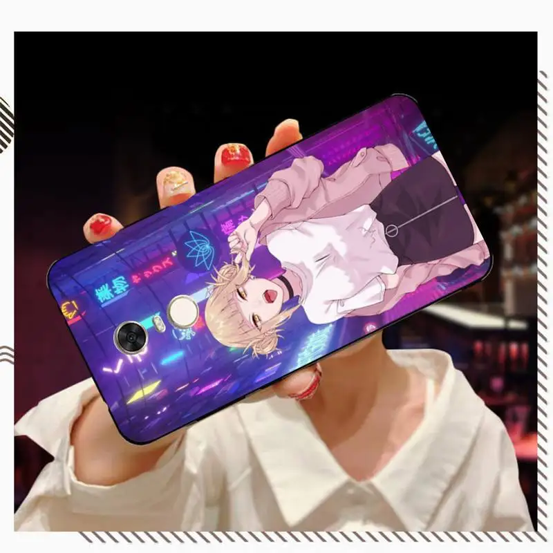 

Vaporwave Glitch Girl Anime Phone Case for Redmi 5 6 7 8 9 A 5plus K20 4X S2 GO 6 K30 pro