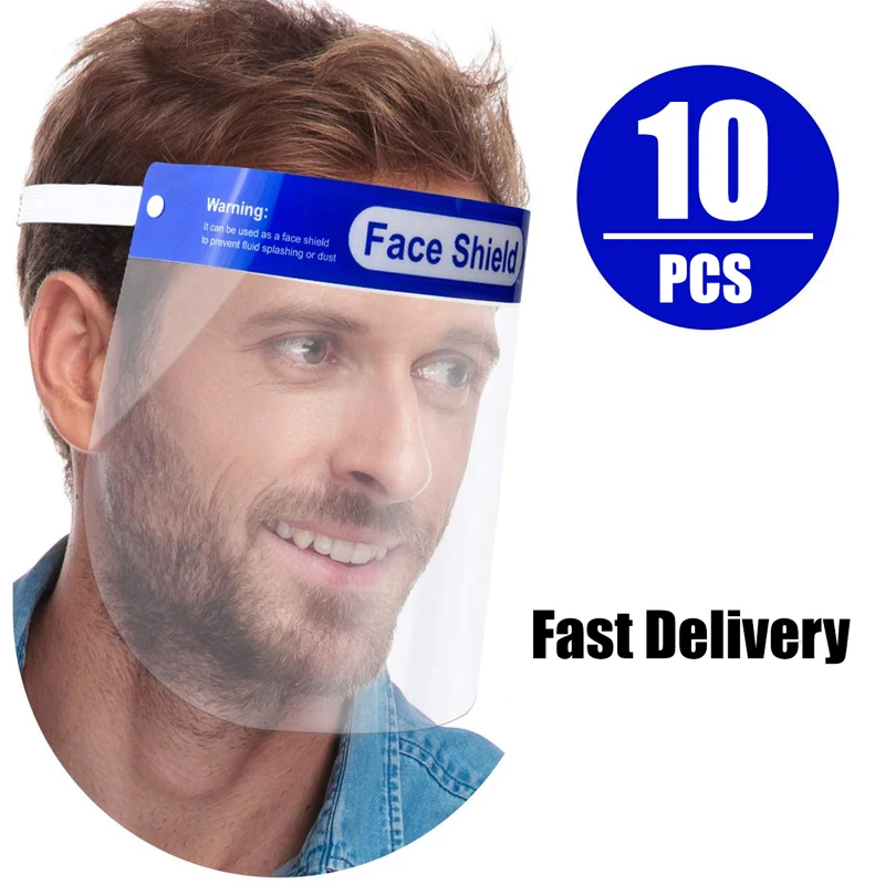 

10/20 шт. велосипедная маска для лица прозрачная противопылевая маска противотуманная Пылезащитная Прозрачная крышка защита окружающей сред...