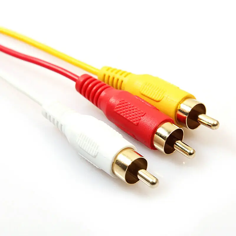 Кабель переходник Pripaso для HDTV и DVD 1 5 м HDMI папа 3 RCA аудио видео AV 1080p|Коробки передач