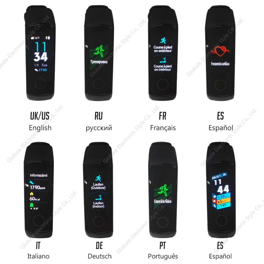 Оригинальный Смарт браслет HUAWEI Honor Band 5 часы с пульсометром и шагомером Bluetooth 5ATM