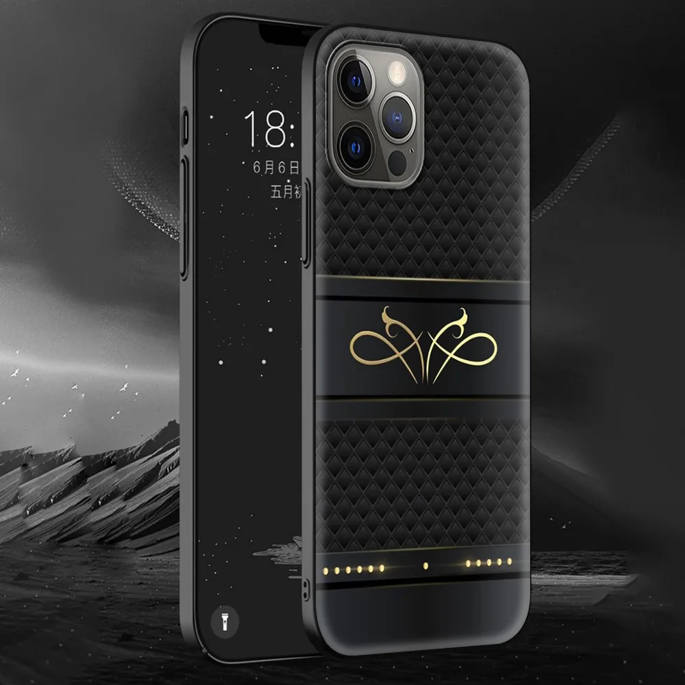 

Luxury Color Pattern Logo Silicone Phone Case for iPhone 12 11 Pro MAX 8 7 XS XR X 6 6S Plus XS MAX SE 2020 Luxury Coque Shell