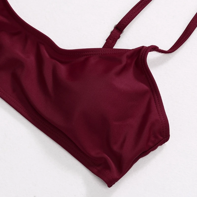 Новинка 2021 пикантный бразильский комплект бикини с пуш ап без подкладки Женский