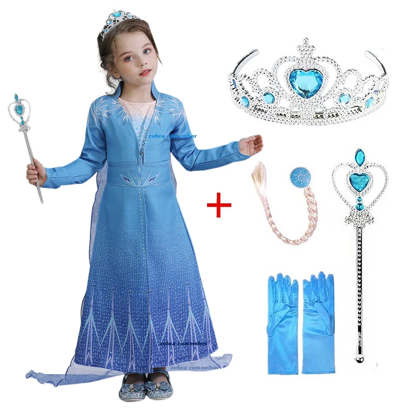 Платье для маленькой девочки королева принцесса мультяшные костюмы