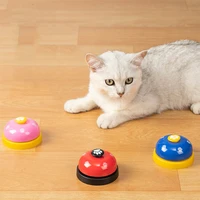 pet call bell dog ball shape paws printed meal feeding educational toy puppy interactive training tools food feed reminder