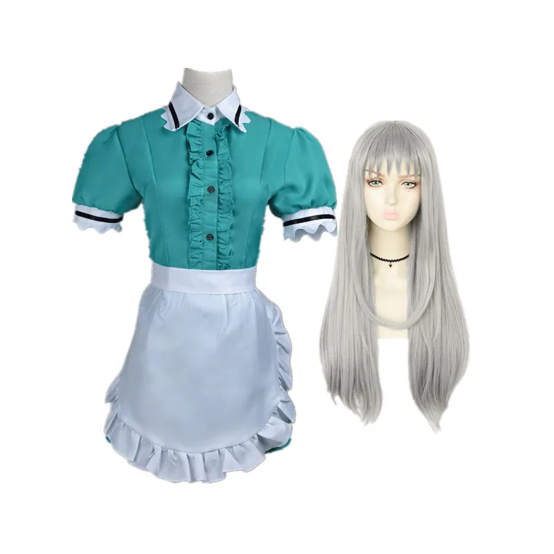 

Японские Аниме костюмы для косплея Kanzaki хиглэйши смесь · S униформы JK платья парики и шапочка для парика Хэллоуин Карнавал шоу