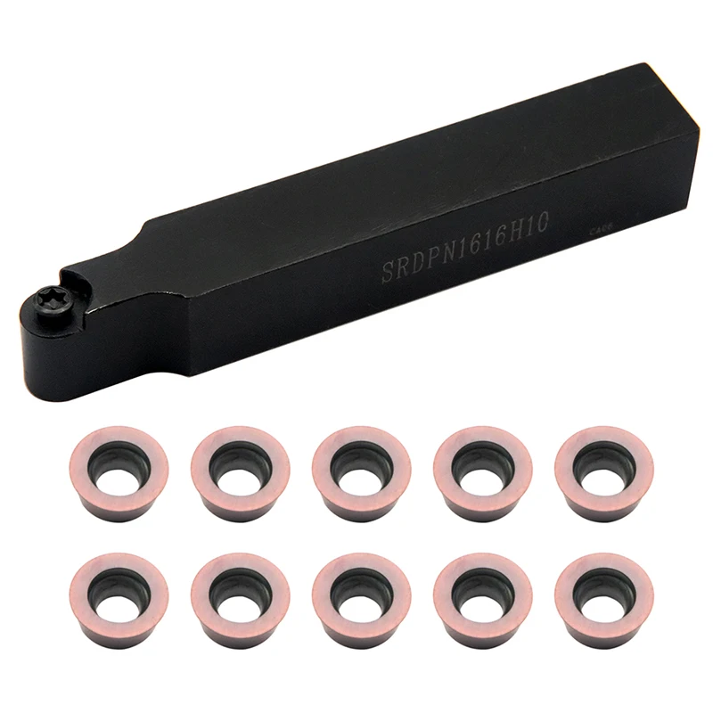 10 шт. RPMT1003 MP1125 высококачественные карбидные вставки + 1 SRDPN1616H10 фрезерный токарный