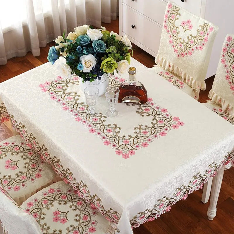Гордая Роза вышитая скатерть чехол для кресла украшение покрытие стола крышка