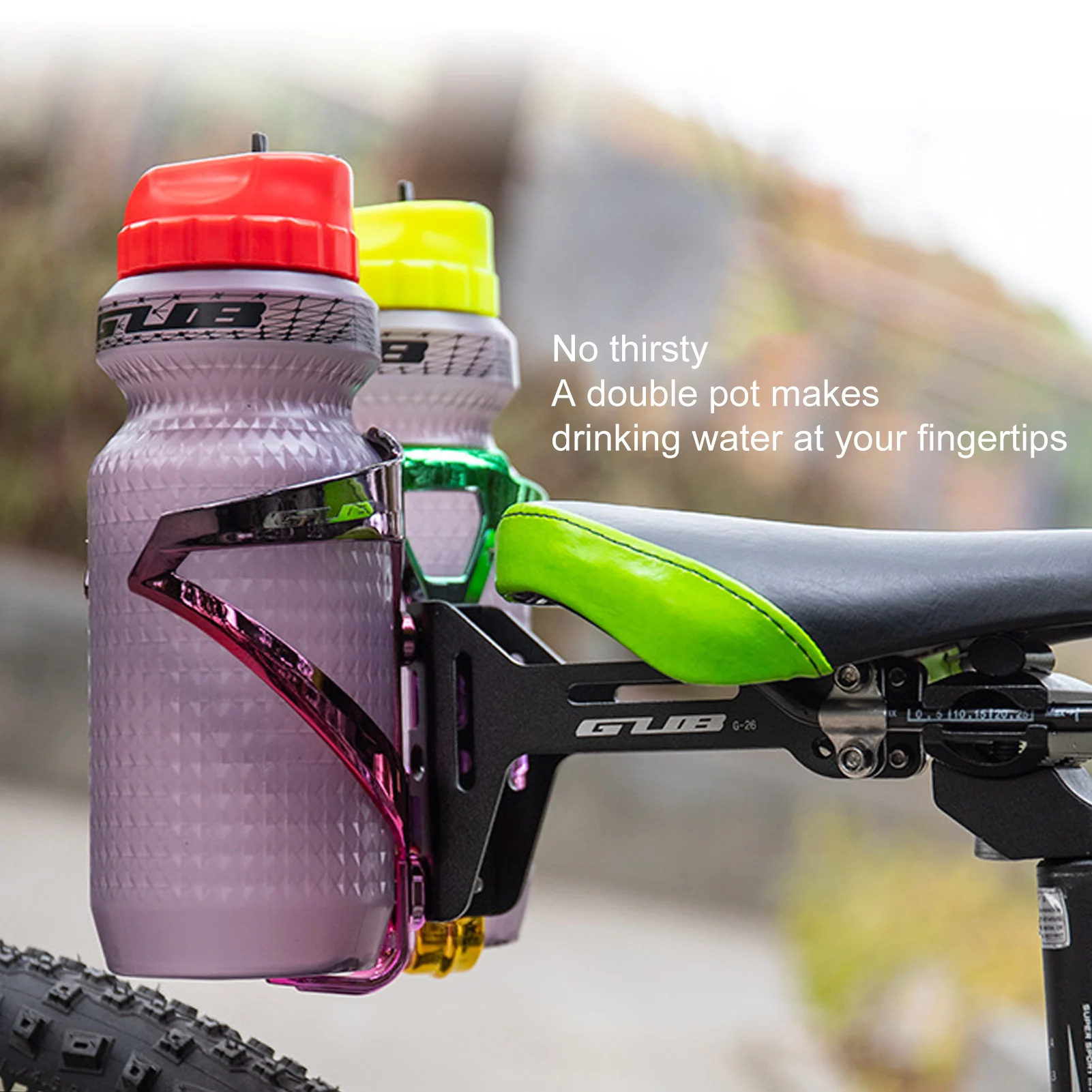 

Universele Fiets Cage Mount Twee Water Flessen Zadel Lichtgewicht Houders Voor Weg Mountainbike Acessorios