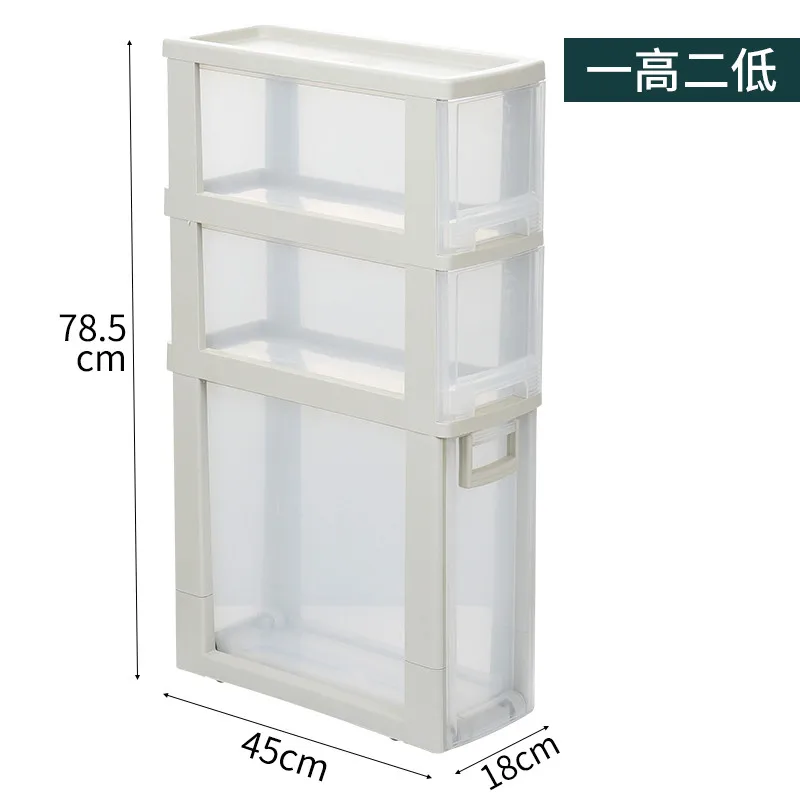 Шкаф для хранения принадлежностей в ванной комнате комнаты Стеллаж четыре слоя