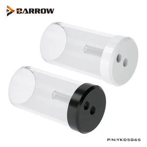 Встроенный цилиндр Barrow диаметром 65 мм, резервуар для воды, комбинированный резервуар для водяного охлаждения для насоса D5, PMMAPOM G14 ,YKD5G65