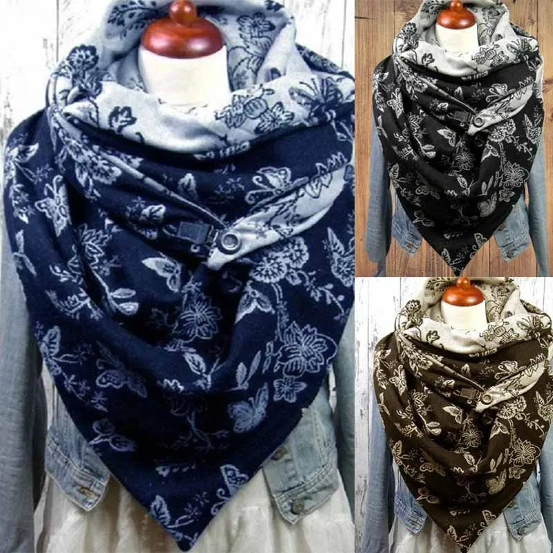 

1 шт., хлопковые толстые теплые шарфы и палантины в форме бабочки, кофейного цвета, 158 см, 1 шт.