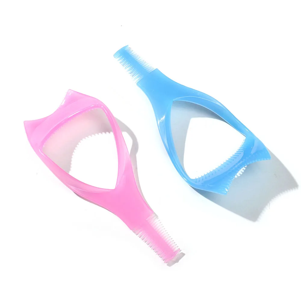 

Eyelash Tools 3 in 1 Makeup Mascara Shield Guard Curler Applicator Comb Guide Card Makeup Tool Beauty Cosmetic Tool Dropship