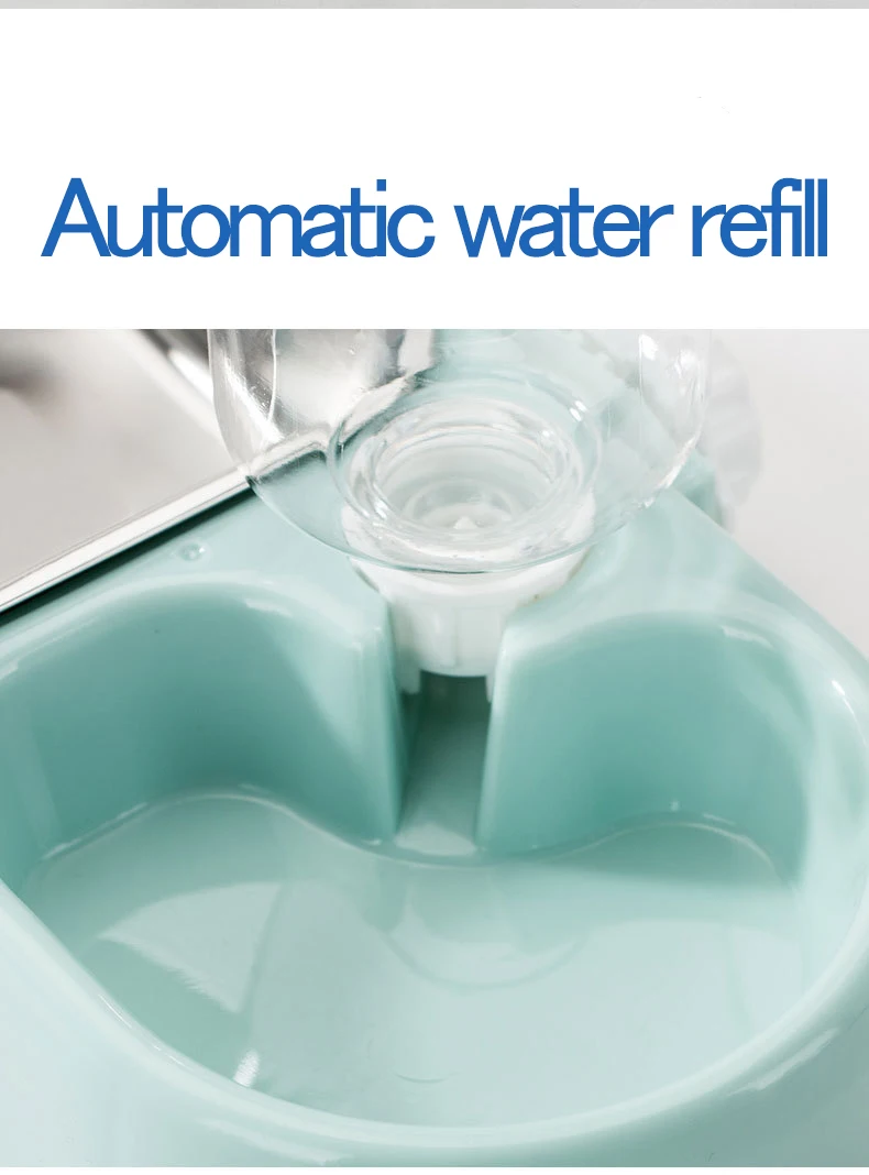 Дозатор воды для домашних животных 500 мл двойная чаша | Дом и сад