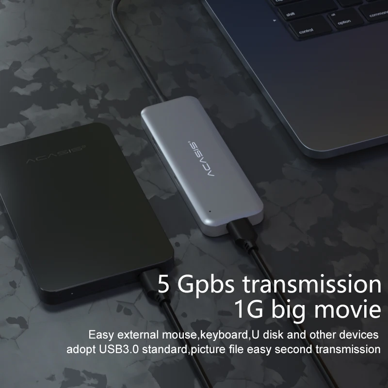 Acasis USB C Hub Type to HDMI совместимый 4K 3 0 SD TF кардридер с PD зарядкой для MacBook Pro
