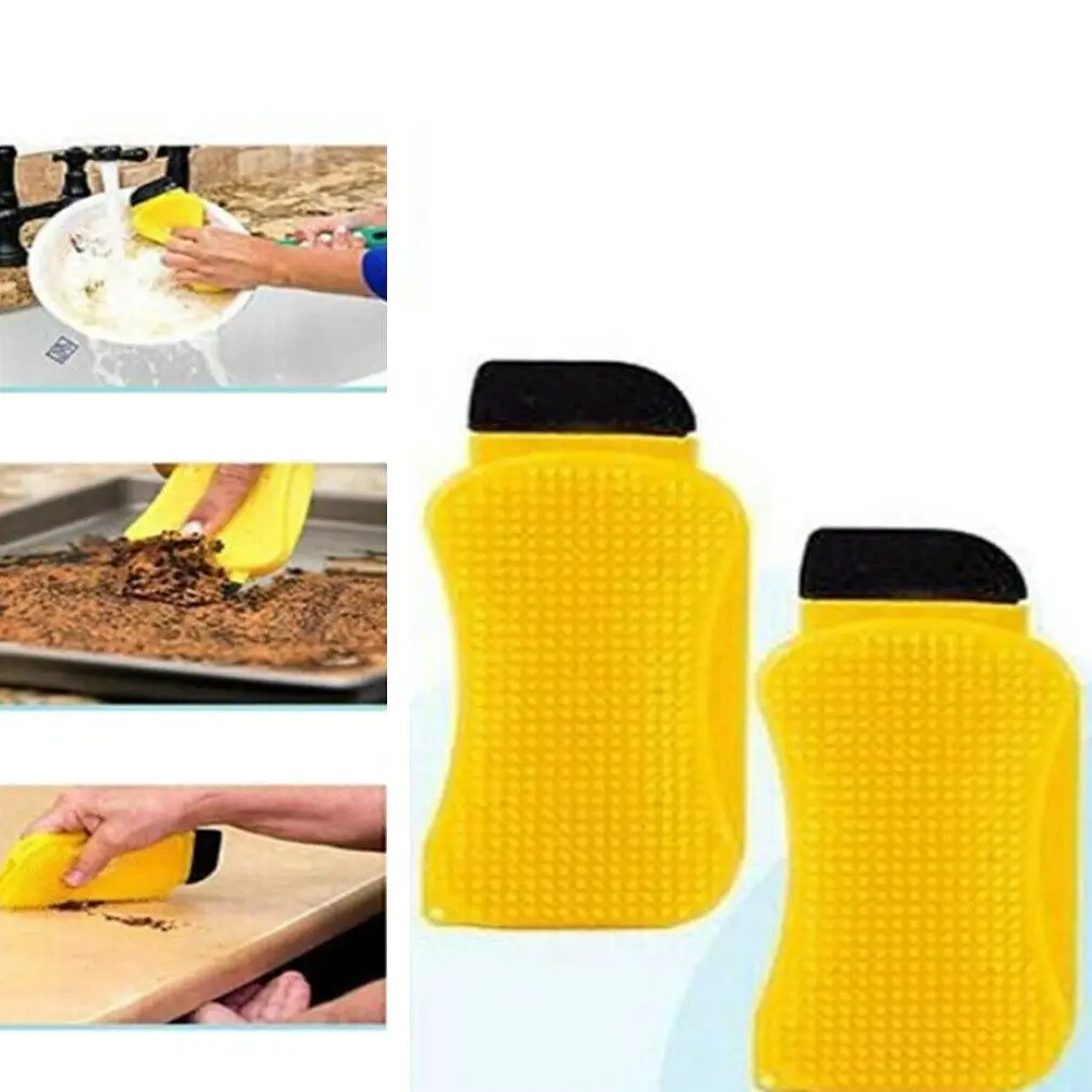 Щетка для мытья кухни силиконовая щетка посуды фруктов овощей тарелок щетки