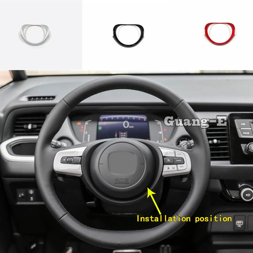 

Автомобильная наклейка, Обложка для стайлинга кузова, обнаружитель руля, ABS лампа, детали рамы, 1 шт. для Honda Fit Jazz 2020 2021