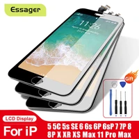 essager lcd display for iphone x xs max 11 pro 8 7 6 6s plus 5 5s screen digitizer assembly replacement 3d touch for iphone lcds